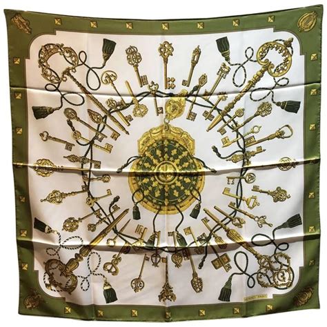 chartreuse hermes scarf